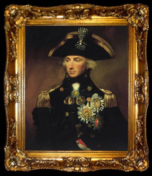 framed  Lemuel Francis Abbott Rear-Admiral Sir Horatio Nelson, ta009-2